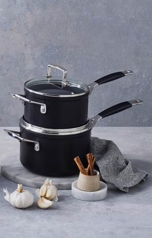 Toughened Non Stick 16cm, 18cm & 20cm Saucepans
