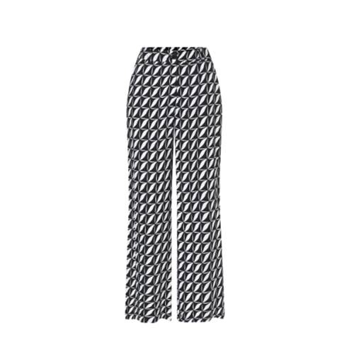 Broek met graphic print