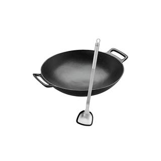 WOK Vario van gietijzer en BBQ-woklepel (retailprijs €129,90 | outletprijs €90,90)
