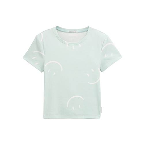 Meisjes T-shirt in ribstructuur